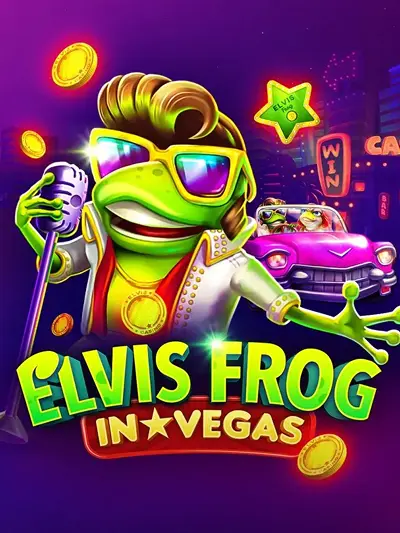 Elvis Frog in Vegas slot at 666 Gambit Casino